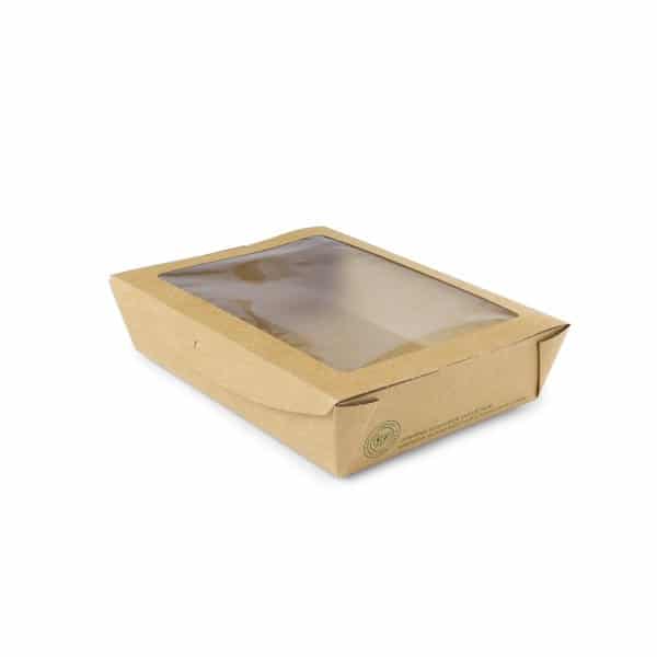 Κουτί Φαγητού Κραφτ/PLA 01VWSALAD – Vegware