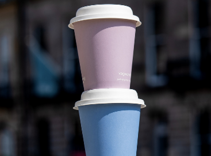 Πολύχρωμα Eco Ποτήρια Vegware | SKG ECO SHOP