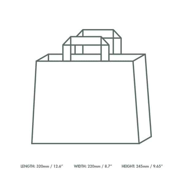 W12.5CARR-2 W12.5CARR ΣΑΚΟΥΛΑ ΧΑΡΤΙΝΗ ΚΡΑΦΤ